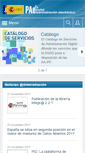 Mobile Screenshot of administracionelectronica.gob.es